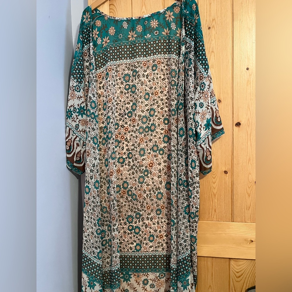 Boho cover up or layering jacket